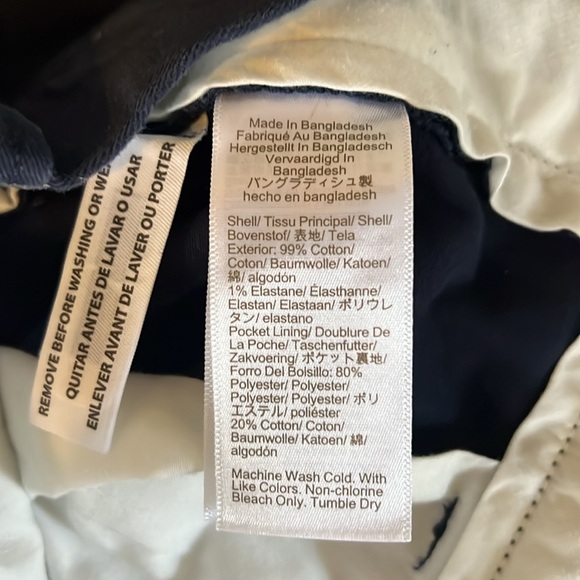 J. Crew Factory navy khaki shorts 5”inseam. Men’s 29. Like new - Picture 3 of 3